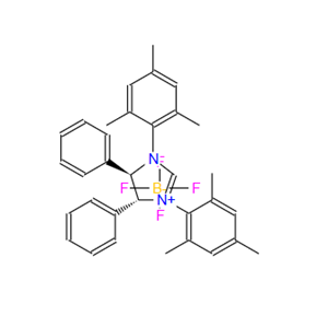 (4R,5R)-1,3-二(均三甲苯基)-4,5-二苯基-4,5-二氢-1H-咪唑-3-鎓 四氟硼酸盐