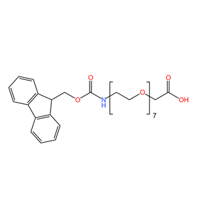 9-芴甲氧羰基-氨基-七乙二醇-乙酸  98%