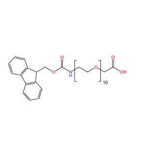 9-芴甲氧羰基-氨基-十乙二醇-乙酸  98%