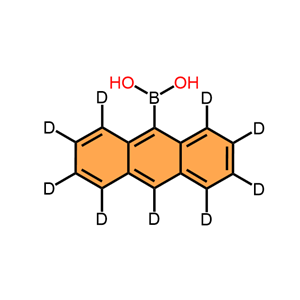 氘代9－蒽硼酸,9-Anthraceneboronic acid wit DMSO