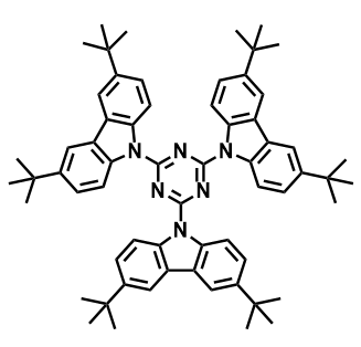 2,4,6-三(3,6-二叔丁基-9H-咔唑-9-基)-1,3,5-三嗪,2,4,6-tris(3,6-di-tert-butyl-9H-carbazol-9-yl)-1,3,5-triazine
