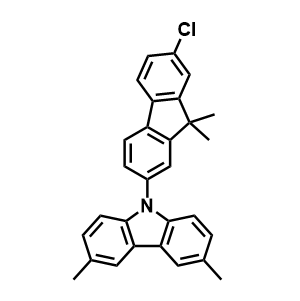 9-(7-氯-9,9-二甲基-9H-芴-2-基)-3,6-二甲基-9H-咔唑,9-(7-chloro-9,9-dimethyl-9H-fluoren-2-yl)-3,6-dimethyl-9H-carbazole