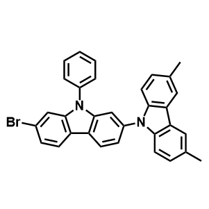 7-溴-3',6'-二甲基-9-苯基-9H-2,9'-联咔唑,7-bromo-3',6'-dimethyl-9-phenyl-9H-2,9'-bicarbazole