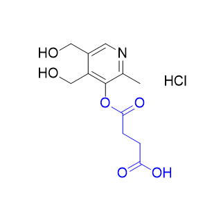 维生素B6杂质12,4-((4,5-bis(hydroxymethyl)-2-methylpyridin-3-yl)oxy)-4-oxobutanoic acid hydrochloride