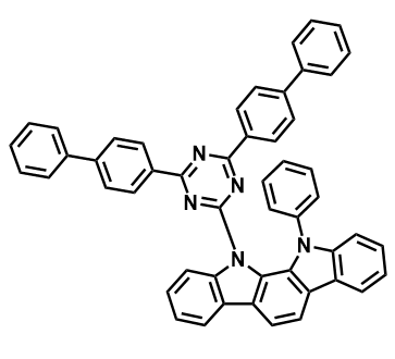 11-(4,6-二([1,1'-联苯]-4-基)-1,3,5-三嗪-2-基)-12-苯基-11,12-二氢吲哚并[2,3-a]咔唑,11-(4,6-Di([1,1'-biphenyl]-4-yl)-1,3,5-triazin-2-yl)-12-phenyl-11,12-dihydroindolo[2,3-a]carbazole
