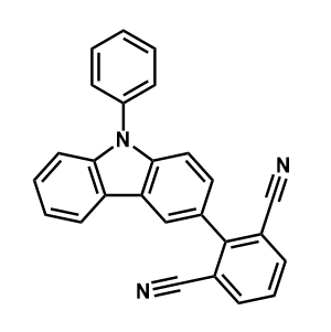 2-(9-苯基-9H-咔唑-3-基)异邻苯二甲腈,2-(9-Phenyl-9H-carbazol-3-yl)isophthalonitrile