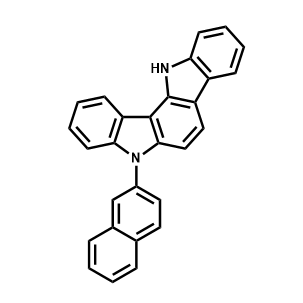 5-(萘-2-基)-5,12-二氢吲哚并[3,2-a]咔唑,5-(Naphthalen-2-yl)-5,12-dihydroindolo[3,2-a]carbazole