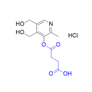 维生素B6杂质12,4-((4,5-bis(hydroxymethyl)-2-methylpyridin-3-yl)oxy)-4-oxobutanoic acid hydrochloride