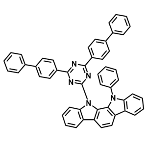 11-(4,6-二([1,1'-联苯]-4-基)-1,3,5-三嗪-2-基)-12-苯基-11,12-二氢吲哚并[2,3-a]咔唑