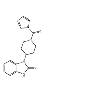 1-(1-(1H-咪唑酸乙酯-1-羰基)吡啶-4-YL)-1H-咪唑[4,5-B]吡啶-2(3H)-酮