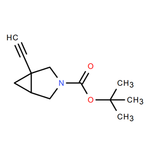 1-乙炔基-3-氮杂双环[3.1.0]己烷-3-羧酸叔丁酯,tert-butyl 1-ethynyl-3-azabicyclo[3.1.0]hexane-3-carboxylate