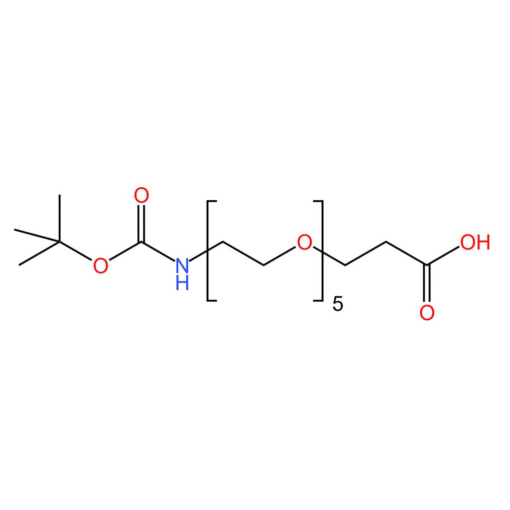 叔丁基-氨基-五乙二醇-丙酸,BocNH-PEG5-CH2CH2COOH