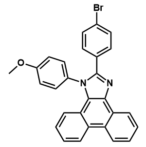 2-(4-溴苯基)-1-(4-甲氧基苯基)-1H-菲并[9,10-d]咪唑,2-(4-Bromophenyl)-1-(4-methoxyphenyl)-1H-phenanthro[9,10-d]imidazole