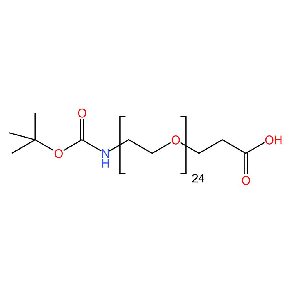 叔丁基-氨基-二十四乙二醇-丙酸,BocNH-PEG24-CH2CH2COOH