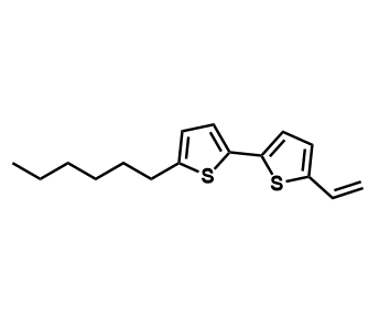 5-己基-5'-乙烯基-2,2'-联噻吩,5-Hexyl-5'-vinyl-2,2'-bithiophene