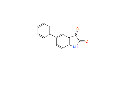 5-苯基-2,3-二氢-1h-吲哚-2,3-二酮,5-phenyl-1H-indole-2,3-dione