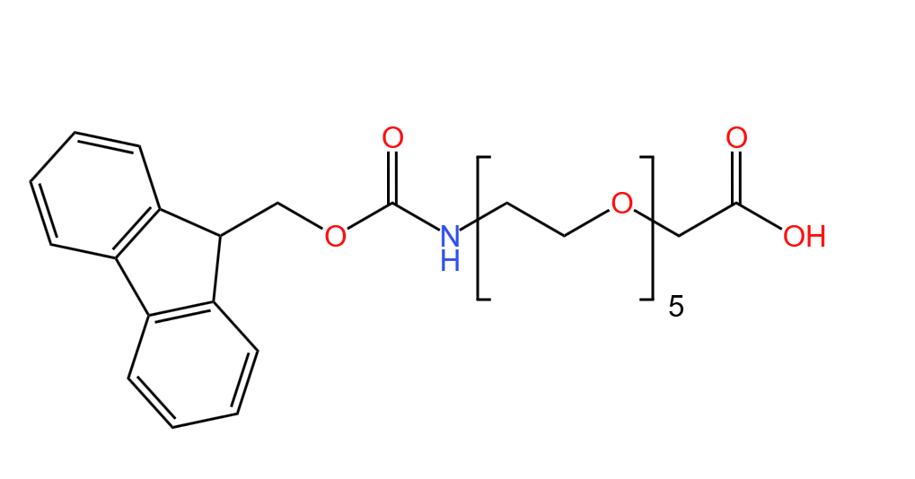 9-芴甲氧羰基-氨基-五乙二醇-乙酸,Fmoc-NH-PEG5-CH2COOH