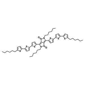 2,5-二己基-3,6-双(5''-己基-[2,2':5',2''-三联噻吩]-5-基)-2,5-二氢吡咯并[3,4-c]吡咯-1,4-二酮