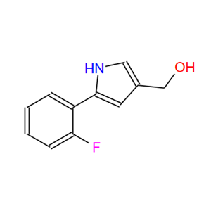 (5-(2-氟苯基)-1H-吡咯-3-基)甲醇；881674-58-4