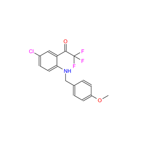 N-(4-甲氧基苄基)-4-氯-2-三氟乙酰苯胺