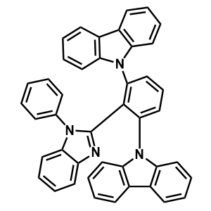 9,9'-[2-(1-苯基-1H-苯并[d]咪唑-2-基)-1,3-亚苯基]双(9H-咔唑),9,9'-(2-(1-Phenyl-1H-benzo[d]imidazol-2-yl)-1,3-phenylene)bis(9H-carbazole)