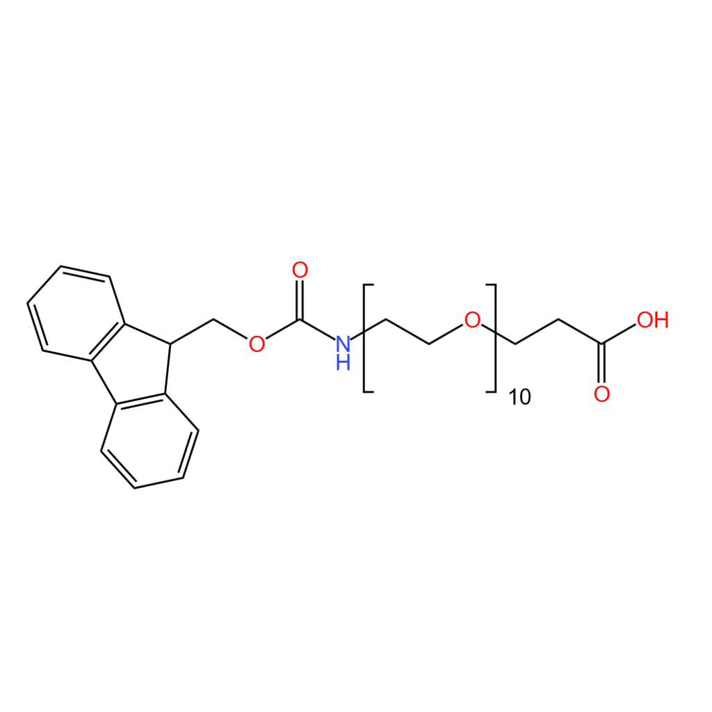 9-芴甲氧羰基-氨基-十乙二醇-丙酸,Fmoc-NH-PEG10-CH2CH2COOH
