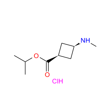 Isopropyl (1S,3S)-3-( methylamino ) cyclobutane - 1 - carboxylate hydrochloride,Isopropyl (1S,3S)-3-( methylamino ) cyclobutane - 1 - carboxylate hydrochloride