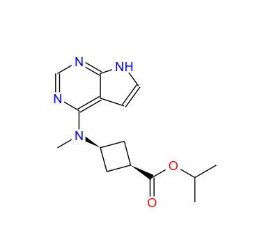(1S,3S)-3-(甲基(7H-吡咯并[2,3- D ]嘧啶-4-基)氨基)环丁烷-1-羧酸异丙酯,Cyclobutanecarboxylic acid, 3-(methyl-7H-pyrrolo[2,3-d]pyrimidin-4-ylamino)-, 1-methylethyl ester