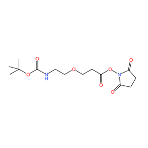 叔丁基-氨基-单乙二醇-丙酸琥珀酰亚胺酯  98%