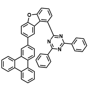 2,4-二苯基-6-(8-(三亚苯-2-基)二苯并[b,d]呋喃-1-基)-1,3,5-三嗪,2,4-Diphenyl-6-(8-(triphenylen-2-yl)dibenzo[b,d]furan-1-yl)-1,3,5-triazine