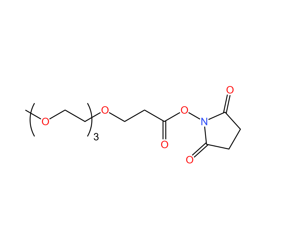 丙酸琥珀酰亚胺酯三甘醇单甲醚,mPEG3-CH2CH2COONHS ester