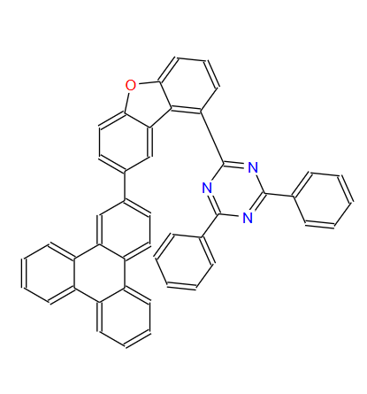 2,4,-二苯基-6-[8-2-三苯基-2-苯基呋喃基]-1,3,5-三嗪,1,3,5-Triazine, 2,4-diphenyl-6-[8-(2-triphenylenyl)-1-dibenzofuranyl]-