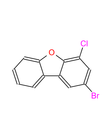 2-溴-4-氯-二苯并呋喃,Dibenzofuran, 2-bromo-4-chloro-