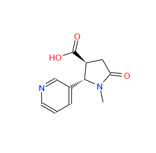 1-甲基-4-羧酸-5-(3-吡啶)-2-吡咯烷酮,TRANS-1-METHYL-4-CARBOXY-5-(3-PYRIDYL)-2-PYRROLIDINONE