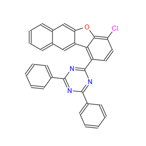 1,3,5-三嗪,2-(4-氯苯并[B]萘并[2,3-D]呋喃-1-基)-4,6-二苯基-
