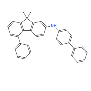 N-[1,1′-联苯]-4-基-9,9-二甲基-5-苯基-9H-芴-2-胺