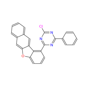 2-苯并[b]萘[2,3-d]呋喃-1-基-4-氯-6- 苯基-1,3,5-三嗪