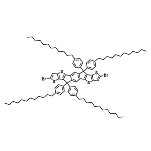 2,8-二溴-6,6,12,12-四(4-十二烷基苯基)-6,12-二氢二噻吩并[2,3-d:2′,3′-d′]-s-茚并[1,2-b:5,6-b′]二噻吩
