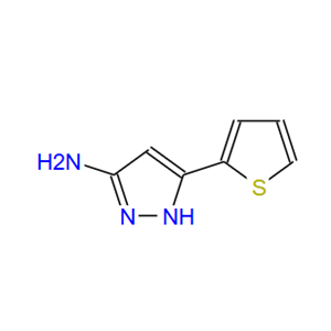 5-氨基-3-(2-噻吩基)吡唑,5-Thien-2-yl-1H-pyrazol-3-amine