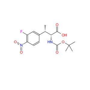  (βS)-2-((叔丁氧基羰基)氨基)-3-(3-氟-4-硝基苯基)丁酸