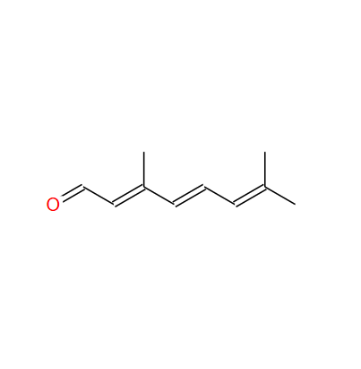 2,4,6-Octatrienal, 3,7-dimethyl-, (2E,4E)-,2,4,6-Octatrienal, 3,7-dimethyl-, (2E,4E)-