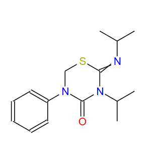 3-异丙基-2-(异丙基亚胺基)-5-苯基-1,3,5-噻二嗪-4-酮,4H-1,3,5-Thiadiazin-4-one, tetrahydro-3-(1-Methylethyl)-2-[(1-Methylethyl)imino]-5-phenyl-