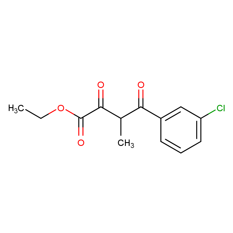2,4-二氧代-3-甲基-4-(3-氯苯基)丁酸乙酯,ethyl 2,4-dioxo-3-methyl-4-(3-chlorophenyl)butanoate