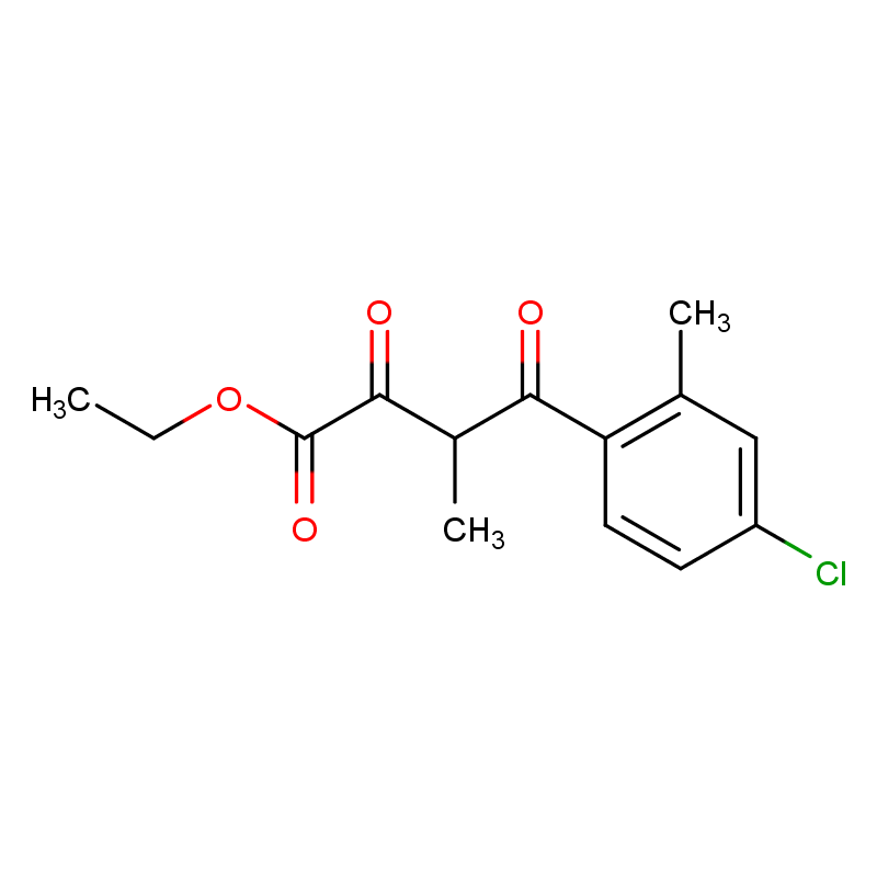 4-(4-氯-2-甲基苯基)-3-甲基-2,4-二氧代丁酸乙酯,ethyl 4-(4-chloro-2-methylphenyl)-3-methyl-2,4-dioxobutanoate