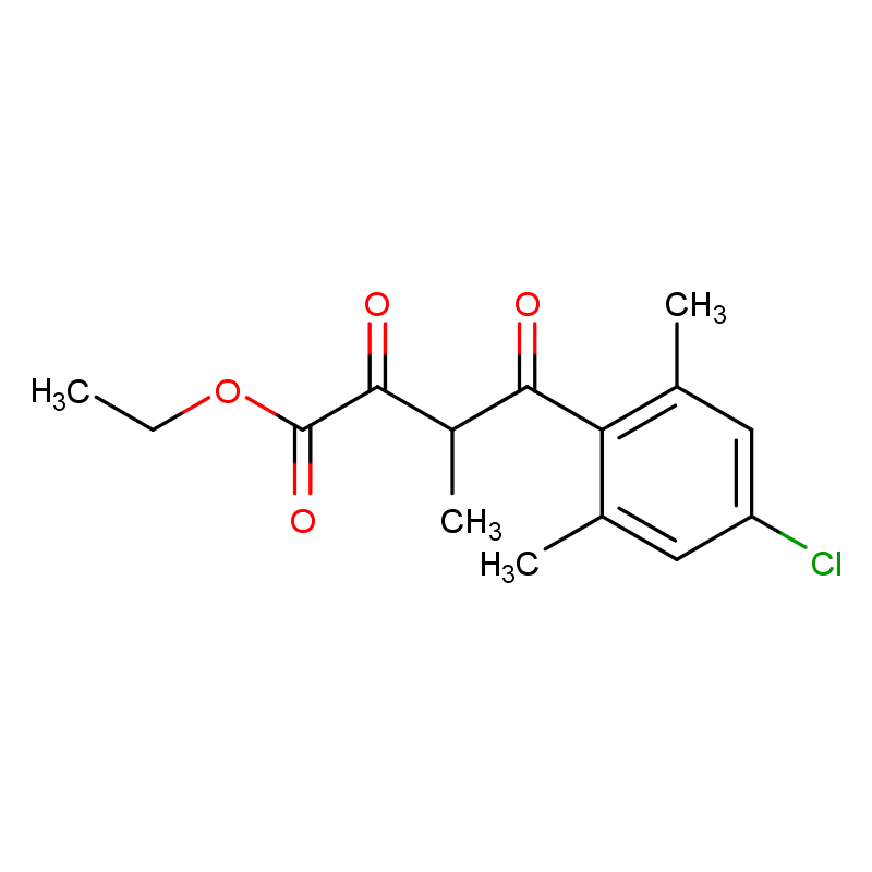 4-(4-氯-2,6-二甲基苯基)-3-甲基-2,4-二氧代丁酸乙酯,ethyl 4-(4-chloro-2,6-dimethylphenyl)-3-methyl-2,4-dioxobutanoate