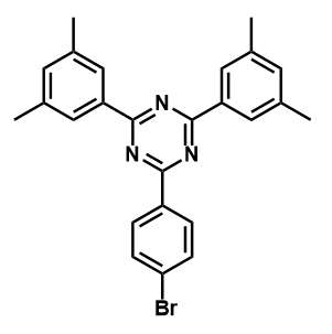 2-(4-溴苯基)-4,6-双(3,5-二甲基苯基)-1,3,5-三嗪,2-(4-Bromophenyl)-4,6-bis(3,5-dimethylphenyl)-1,3,5-triazine