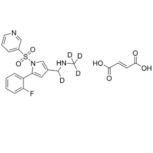 富马酸沃诺哌嗪-d4,Vonoprazan-D4 Fumarate