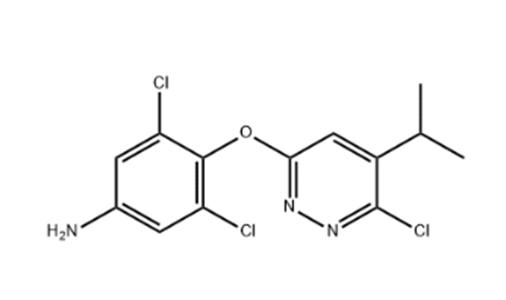 3,5-二氯-4-((6-氯-5-异丙基哒嗪-3-基)氧代)苯胺,3,5-dichloro-4-((6-chloro-5-isopropylpyridazin-3-yl)oxy)aniline