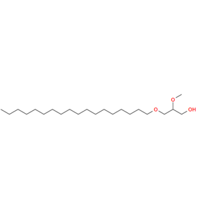84337-43-9；1-O-十八烷基-2-O-甲基-rac-甘油；	1-Propanol, 2-methoxy-3-(octadecyloxy)-
