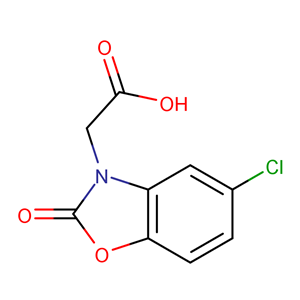 (5-氯-2-氧代-苯并噁唑-3-基)乙酸 29176-90-7